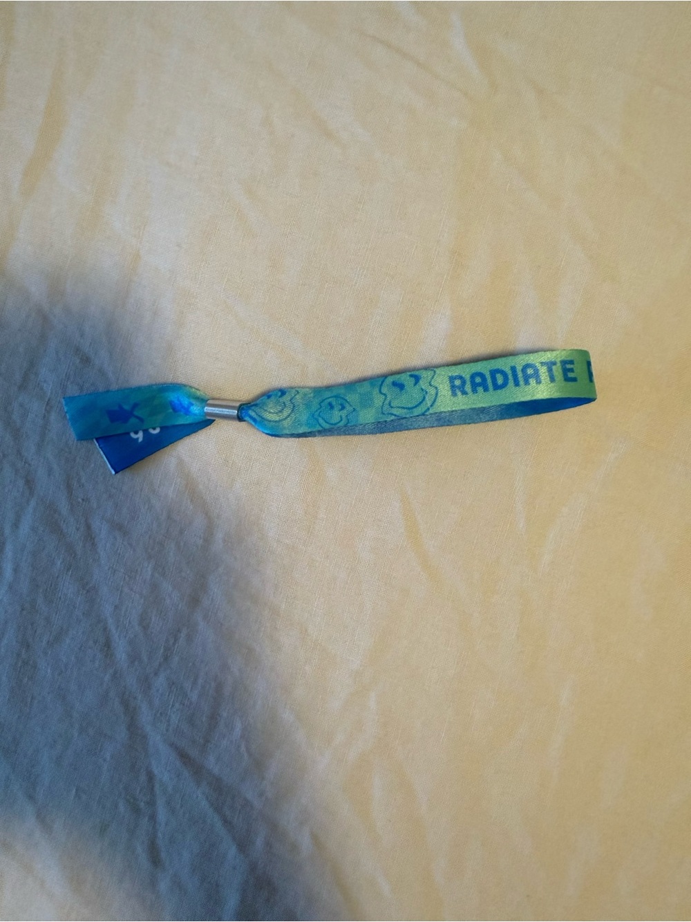 Dutch Bros Radiate positivity Green Blue Festival Wristband limited edition